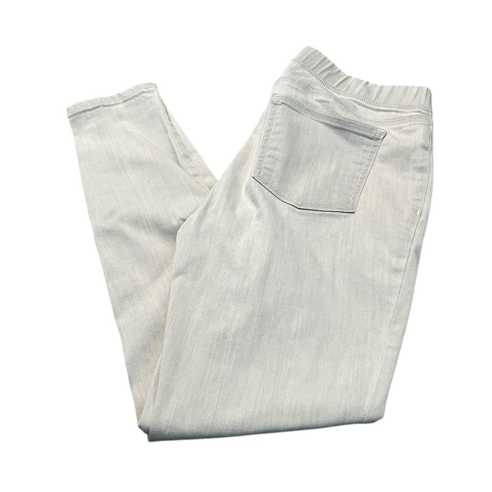 EILEEN FISHER light gray pull on denim pants
